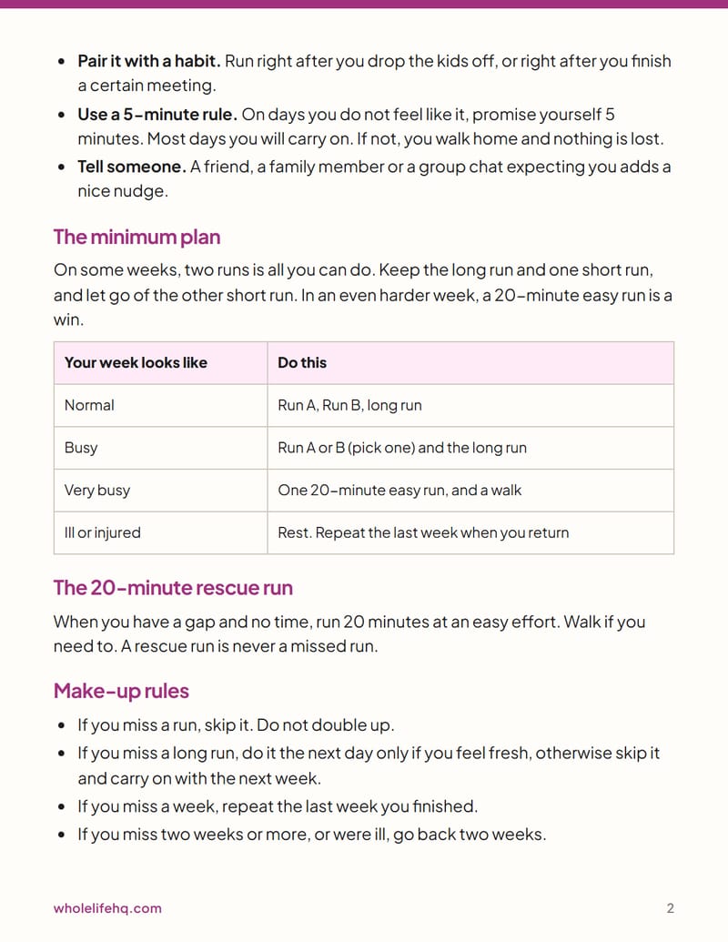 Page 2 of 10K in 12 Weeks for Busy People