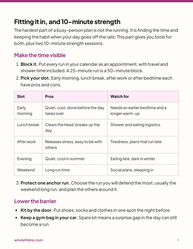 Page 1 of 10K in 12 Weeks for Busy People