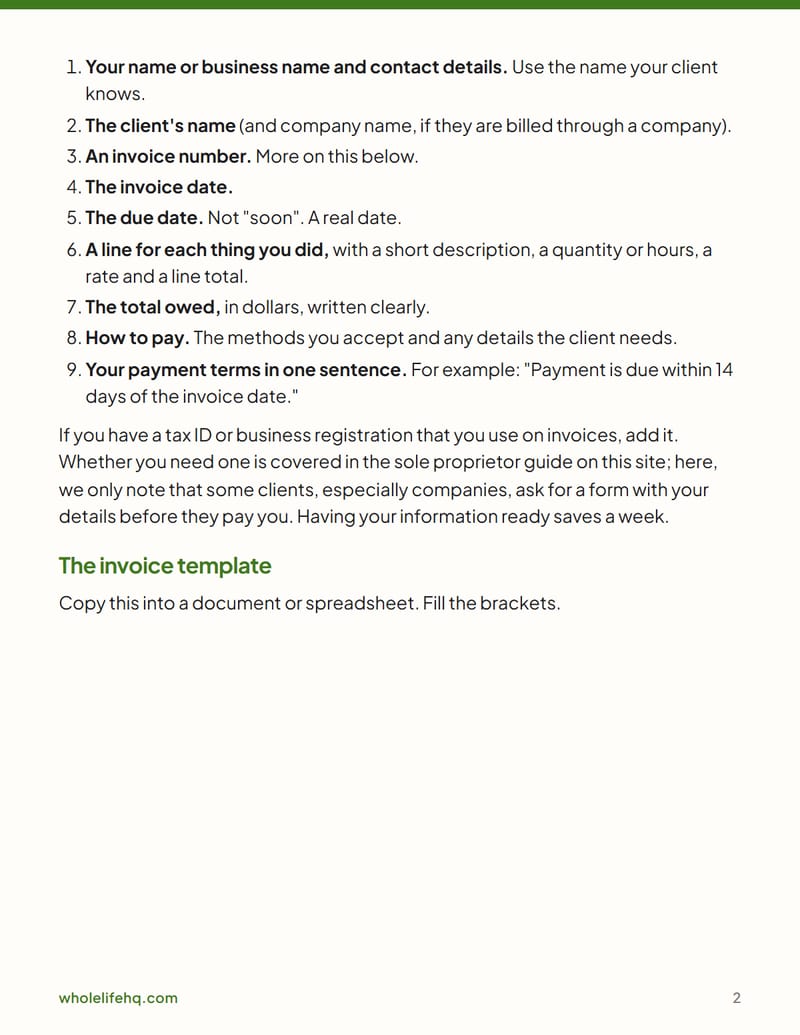Page 2 of Get Paid: Invoices, Late Payers and Scripts