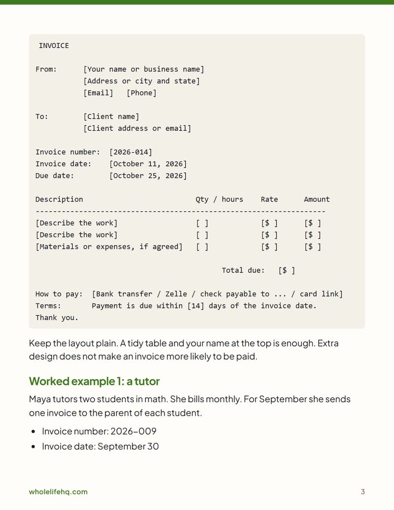 Page 3 of Get Paid: Invoices, Late Payers and Scripts