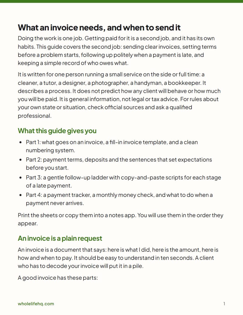 Page 1 of Get Paid: Invoices, Late Payers and Scripts