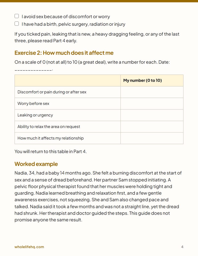 Page 4 of Pelvic Floor and Sexual Comfort: A Guide for Men and Women