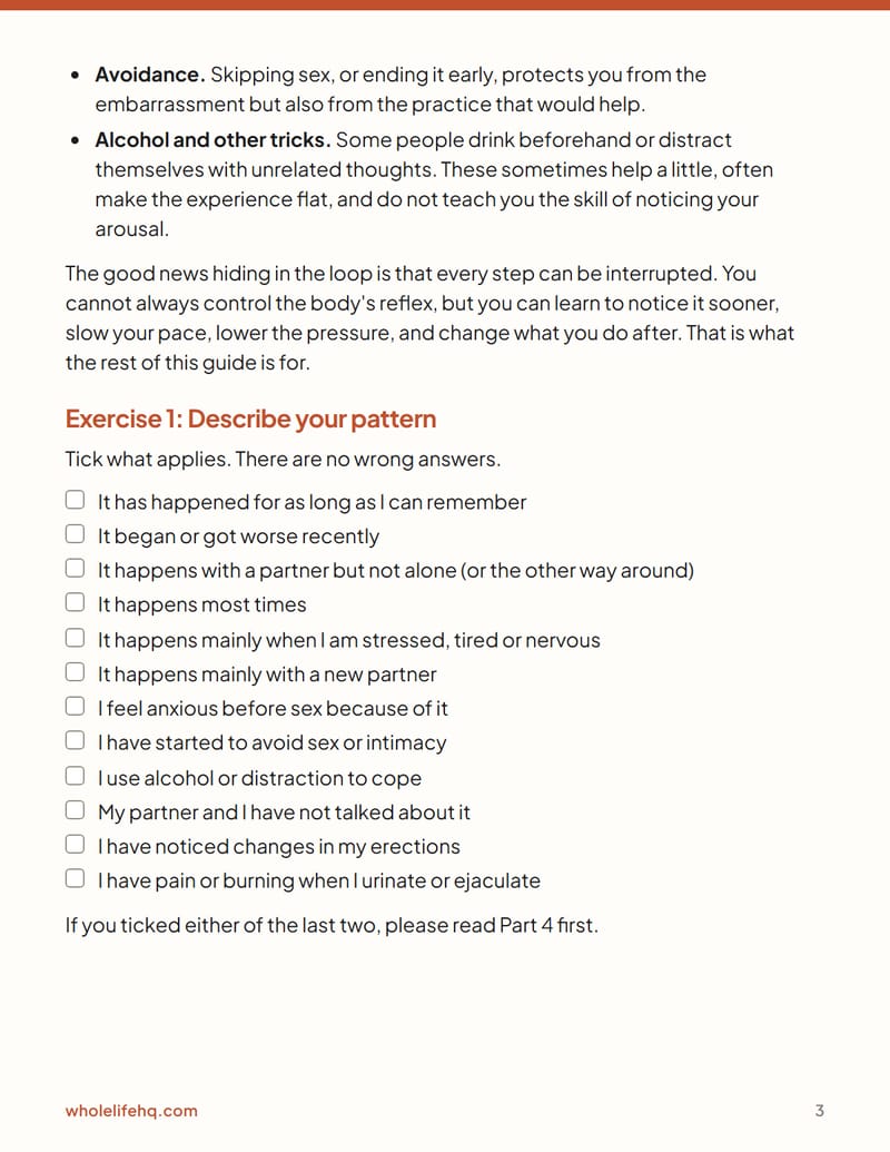 Page 3 of Premature Ejaculation: What Actually Helps