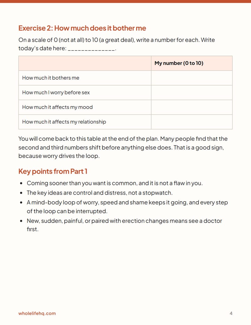 Page 4 of Premature Ejaculation: What Actually Helps
