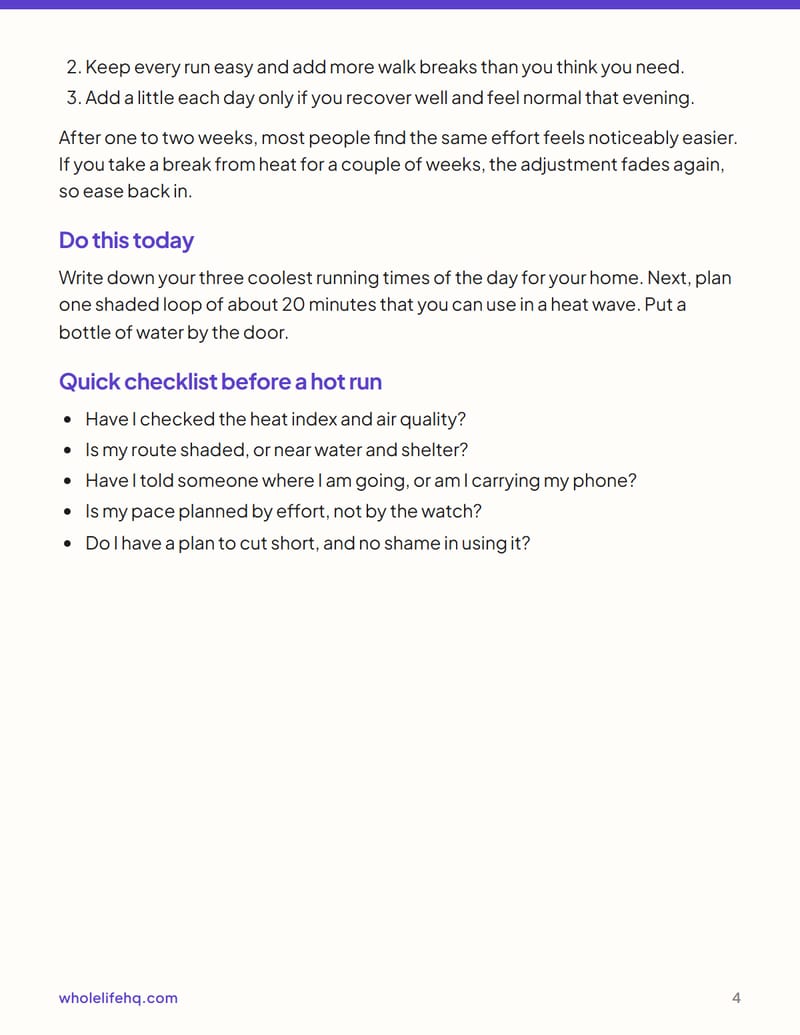 Page 4 of Running in the Heat and Cold: A Season Guide