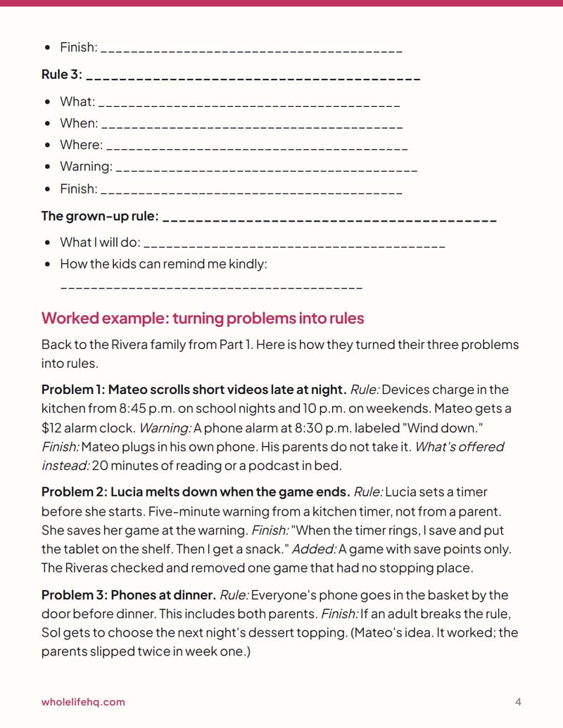 Page 4 of Screen-Time Rules a Family Can Actually Keep