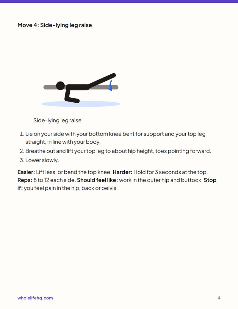 Page 4 of Strength After a Baby: A Gentle 12-Week Return