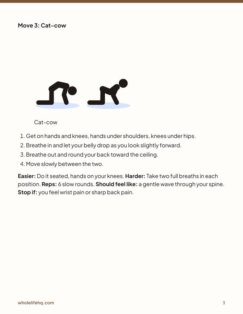 Page 3 of Stretching for Better Sleep: A 10-Minute Evening Routine