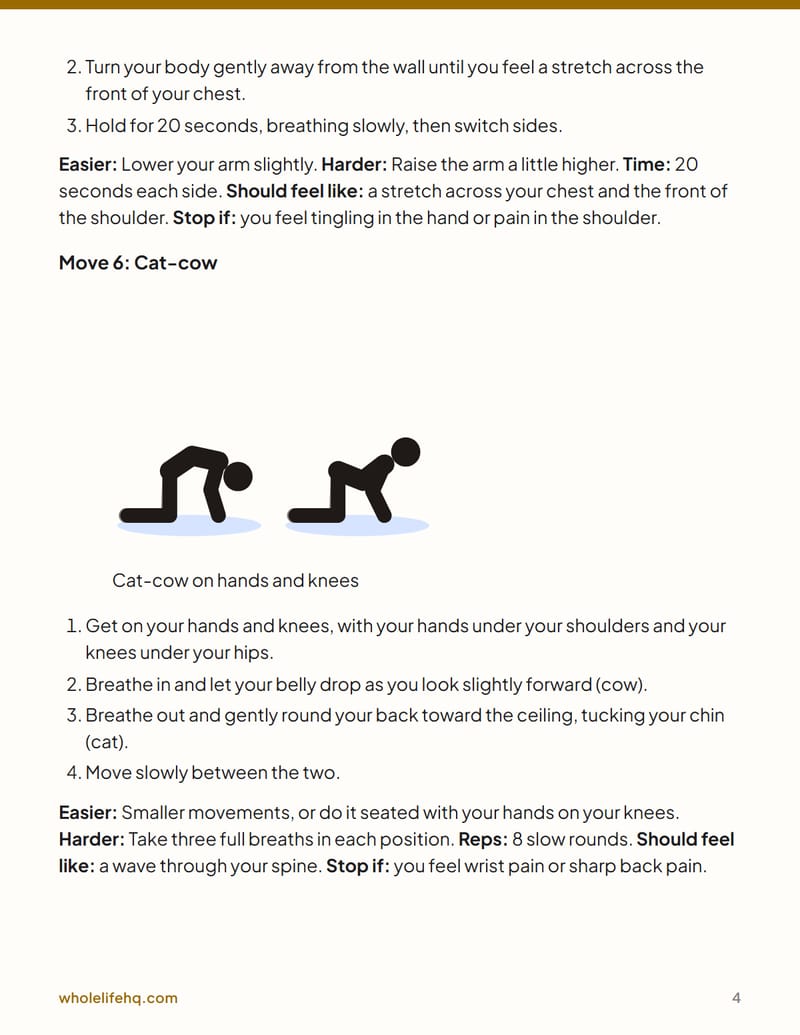 Page 4 of The Desk-Worker Reset: A 10-Minute Daily Mobility Plan