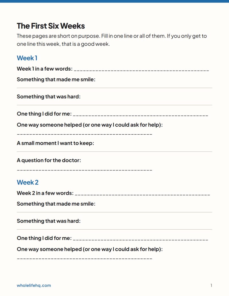 Page 1 of The New-Parent Journal