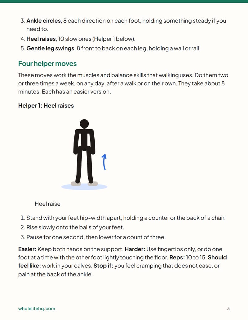 Page 3 of Walking for Fitness: A 12-Week Plan and Log